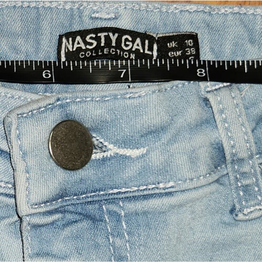 Shien Flare Blue Jeans Star Print EUC sz 6 - Picture 10 of 10